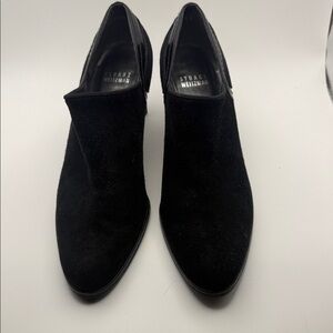 Stuart Weitzman Elegant Black Suede Booties